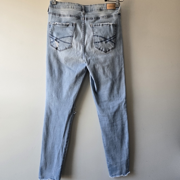 Aeropostle High Waisted Ankle Jeggings Distressed Denim 8 - Picture 2 of 15